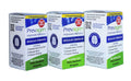 Three boxes of Prevagen memory supplement on a white background