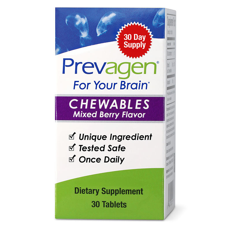 Prevagen Chewable Mixed Berry 3-Pack | Regular Strength for Memory & Brain Health (3x30ct)