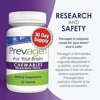 Prevagen Chewable Mixed Berry 3-Pack | Regular Strength for Memory & Brain Health (3x30ct)
