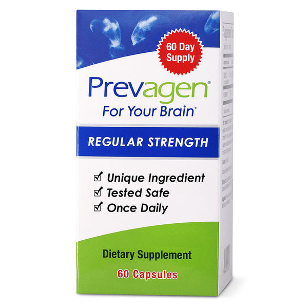 Prevagen Regular Strength For Your Brain Dietary Supplement Capsules 10mg Apoaequorin Vitamin D, 60 ct